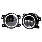 Complete 7” LED Light Kit For Jeep Wrangler JK 2007-2018 – Headlights, Fog Lights, Turn Signals & Tail Lamps, Black Housing