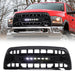 Armor Grille W/Off-Road Lights-Glossy Black For 2009-2012 Dodge Ram 1500| American Modified