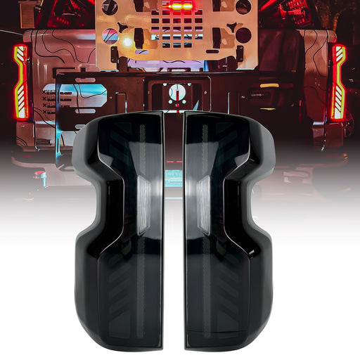 Smoked LED Tail Lights W/ Start Animation For 2019–2026 Chevy Silverado 1500 & 2020–2026 Silverado 2500HD/3500HD | American Modified