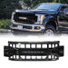 Armor Grille W/Off-Road Lights - Glossy Black For 2017-2019 Ford F250/350| American Modified
