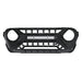 Armor Grille W/ Off-Road Lights - White & Black For 18-23 Jeep Wrangler JL & Gladiator JT | American Modified