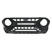 Armor Grille W/ Off-Road Lights - White & Black For 18-23 Jeep Wrangler JL & Gladiator JT | American Modified