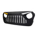 Gladiator Vader Grille W/ LED Eyebrow DRL and Turn Signals - Matte Black For 18+ Jeep Wrangler JL & Gladiator JT W/O Trailcam | American Modified