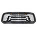 Rebel Style Front Grille W/Amber Led Lights-Glossy Black For 2013-2018 Dodge Ram 1500| American Modified