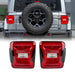 JK to JL Conversion Tail Lights - Red Lens For 07-18 Jeep Wrangler JK/ JKU(DOT Approved) | American Modified