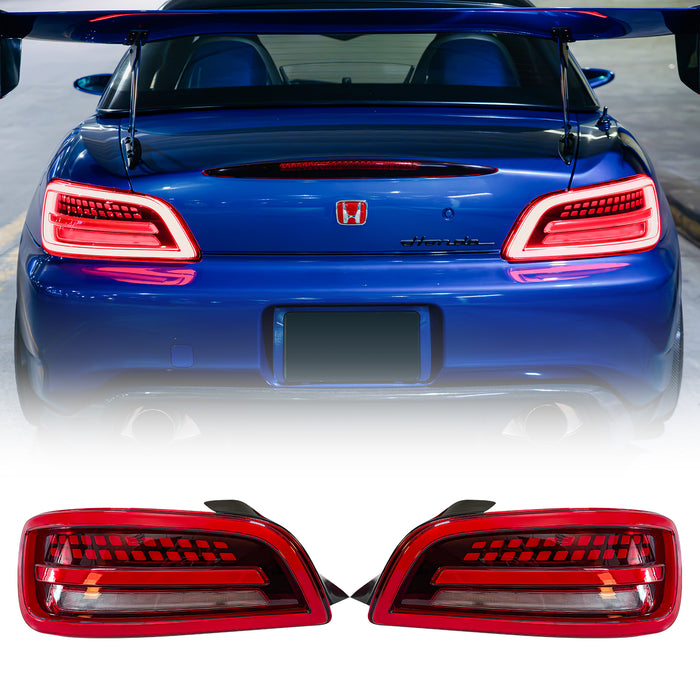 LED Tail Lights w/ Sequential Turn Signal Lights For Honda S2000 AP2 (Chassis 04-09) | American Modified