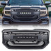 Armor Grille W/ Off-Road Lights - Matte Black For 2016-2018 GMC Sierra 1500｜American Modified