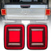 Red Lens Tunnel Tail Lights For 2020+ Jeep Gladiator JT | AMERICAN MODIFIED