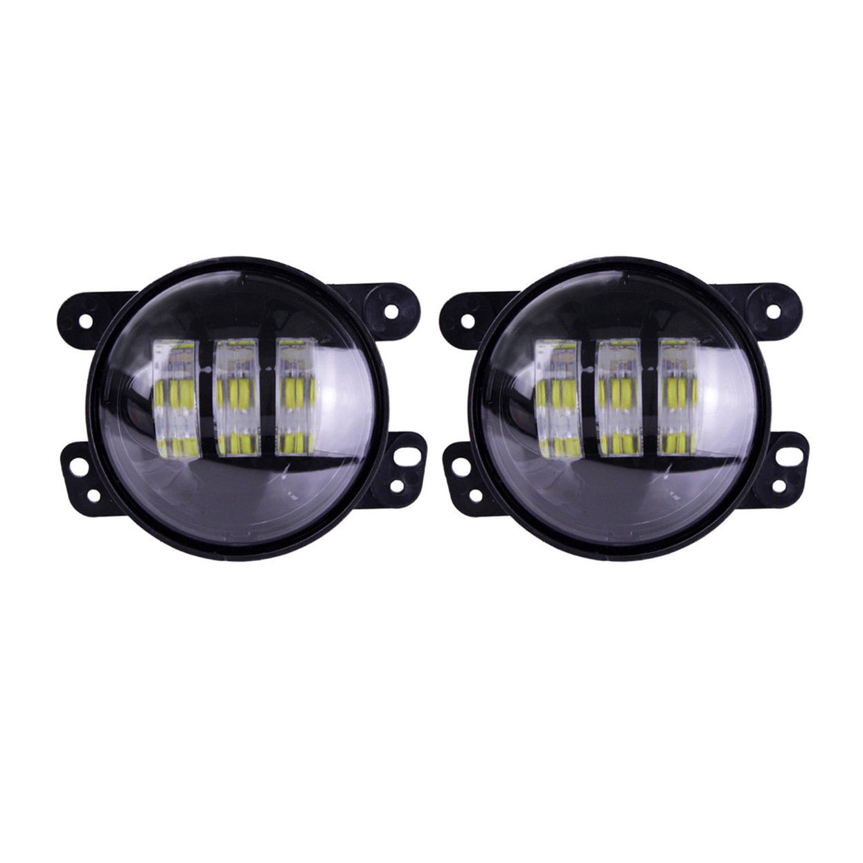 Smoked Fog Lights for 97-18 Jeep Wrangler TJ/ JK — AMERICAN MODIFIED