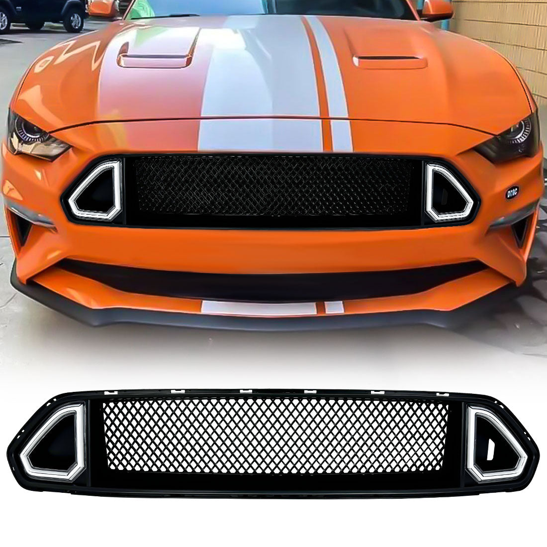 2018-2023 Mustangs Grille w/ LED DRL | American Modified