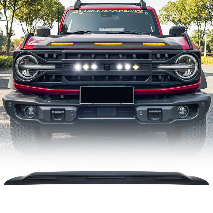 Protector Stone Guard W/ Amber LED Lights For 21+ Bronco | American Modified