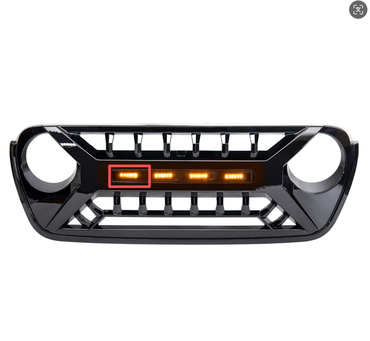 1 pcs  LED Front Grille Light Fit for American Modified Armor Style Jeep Grilles
