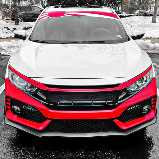 Type R Style Conversion Front Bumper for 2016-2019 Honda Civic丨American Modified