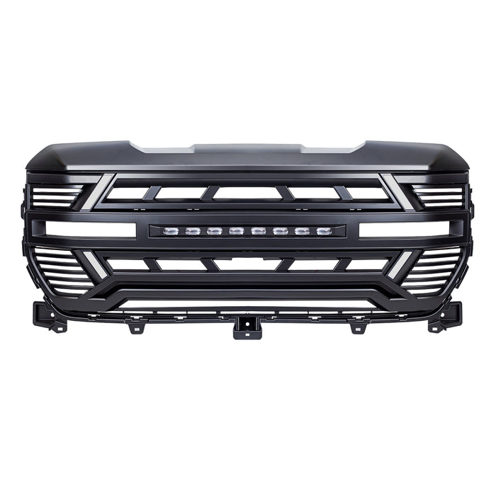 Armor Grille w/ Off-Road Lights, DRL & Camera Bracket - Matte Black For 22-25 GMC Sierra 1500 | AMERICAN MODIFIED