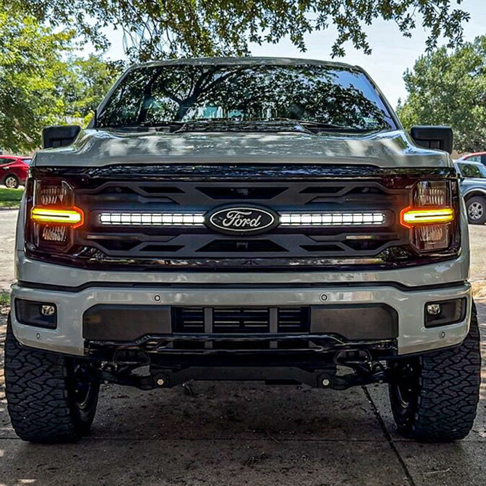 Armor Grille - Matte Black For 2024+ Ford F150 XLT/ STX