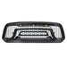 Rebel Style Front Grille W/Amber Led Lights-Glossy Black For 2013-2018 Dodge Ram 1500| American Modified