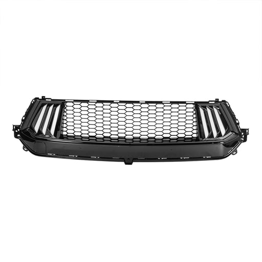 Upper Grille W/ Tri-LED DRL & Turn Signal - Glossy Black For 24+ Ford Mustang | American Modified