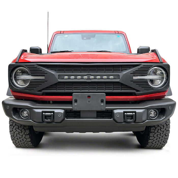 Tomahawk Grille w/ Off-Road Lights For 2021-2023 Ford Bronco丨American Modified