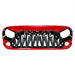 Shark Grille - Red & Black For 07-18 Wrangler JK/ JKU | American Modified