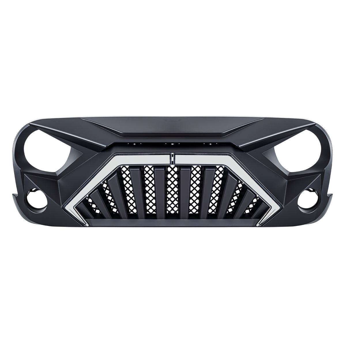 AMERICAN MODIFIED Goliath Grille w/ DRL For 07 - 18 Jeep Wrangler JK