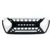 Armor Grille W/ Off-Road Lights - White & Black For 18-23 Jeep Wrangler JL & Gladiator JT | American Modified