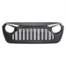 Gladiator Vader Grille W/ LED Eyebrow DRL and Turn Signals - Matte Black For 18+ Jeep Wrangler JL & Gladiator JT W/O Trailcam | American Modified