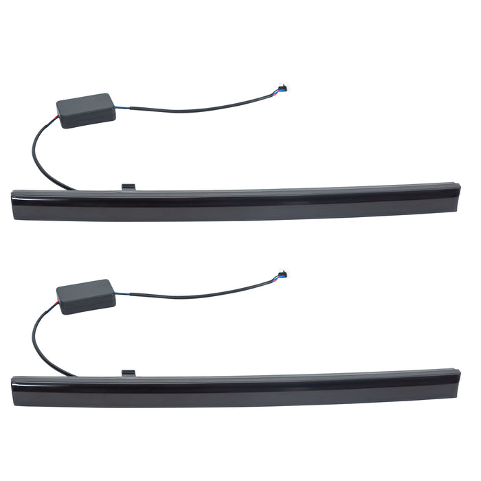 Smoked LED Grille Amber Lights W/ Sequential Turn Signal For 2024+ Ford F150 XLT | American Modified