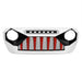 Demon Grille W/ Led Off-Road Lights - Red & White & Black For 18+ Jeep Wrangler JL & Gladiator JT W/O Trailcam | American Modified