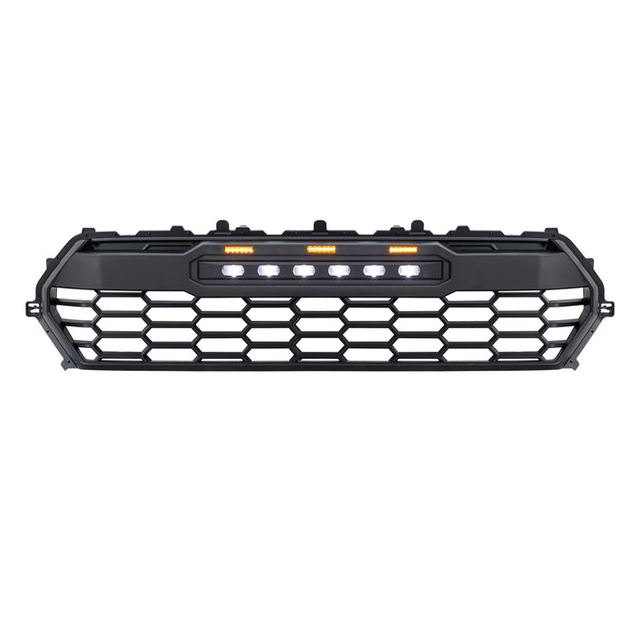 Front Grille W/ Off-Road Lights - Matte Black For 2024+ Toyota Tacoma