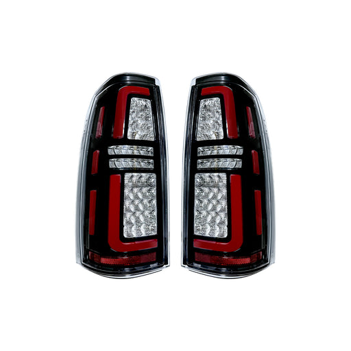 Chrome LED Tail Lights-Clear Lens for 99-06 Chevy Silverado & 99- 02 GMC Sierra 1500 2500 3500(DOT Approved) | American Modified