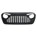 Gladiator Vader Grille W/ LED Eyebrow DRL and Turn Signals - Matte Black For 18+ Jeep Wrangler JL & Gladiator JT W/O Trailcam | American Modified
