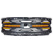Armor Grille W/ DRL, Amber Lights & OEM Emblem Hole - Matte Black For 2024+ Ford F150 Tremor | American Modified