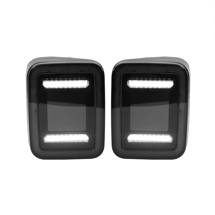 Smoked Cover Tunnel Tail Lights For 2020+ Jeep Gladiator JT | AMERICAN MODIFIED