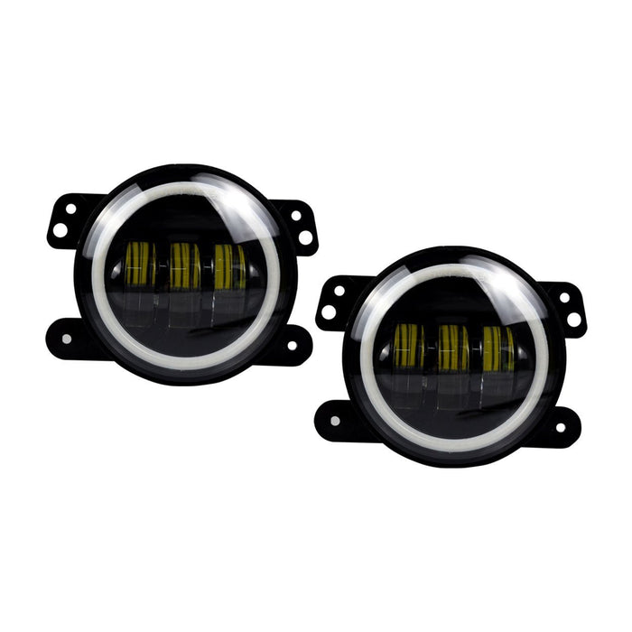 4 Inch Halo Fog Lights for 07-18 Jeep Wrangler TJ/ JK | American Modified