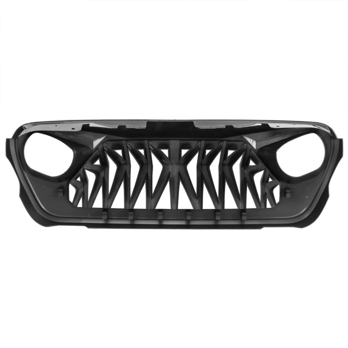 Shark Grille - Red & Black For 18+ Wrangler JL & Gladiator JT W/O Trailcam | American Modified