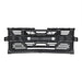 Armor Grille W/ Emblem Holder No Amber Lights - Glossy Black For 2019-2021 Chevy Silverado 1500 | American Modified