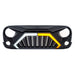 Goliath Grille w/ LED DRL and Turn Signals - Matte Black For 07-18 Jeep Wrangler JK | AMERICAN MODIFIED