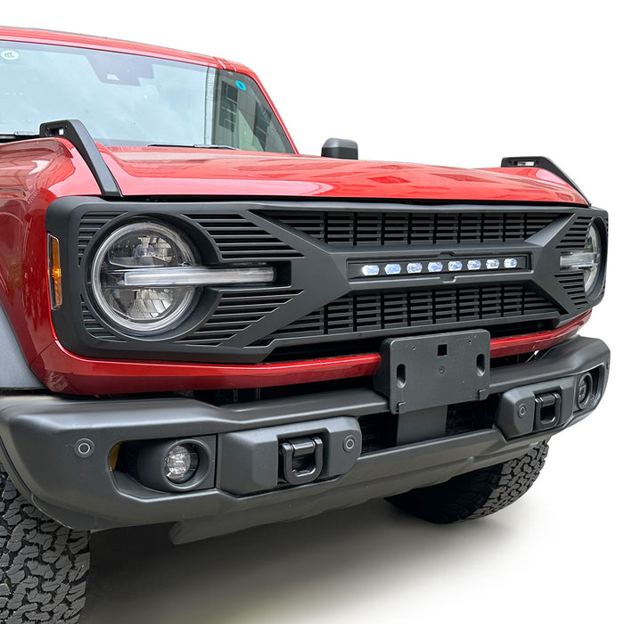 Tomahawk Grille w/ Off-Road Lights For 2021-2023 Ford Bronco丨American Modified