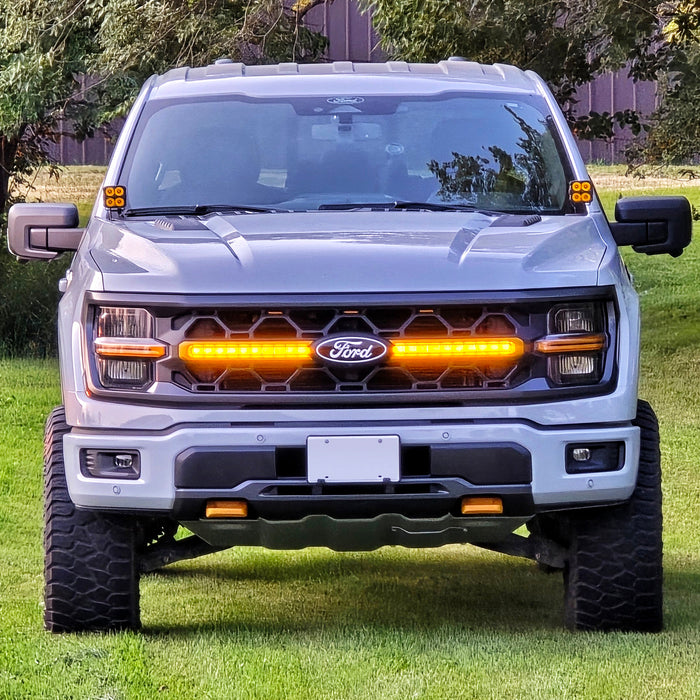 LED DRL W/ Sequential Turn Signal For 2024+ Ford F150 Tremor