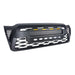 TRD PRO Style Grille w/ LED Off-Road Lights, Amber Lights and DIY Letters for 2005-2011 Toyota Tacoma- Matte Black | American Modified