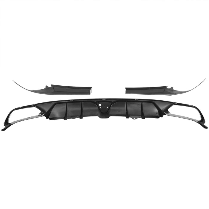 Rear Bumper Diffuser Lip W/ LED Light For 2018-2023 Honda Accord