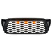 Front Mesh Grille W/ Amber Lights - Matte Black For 2005-2011 Toyota Tacoma | American Modified