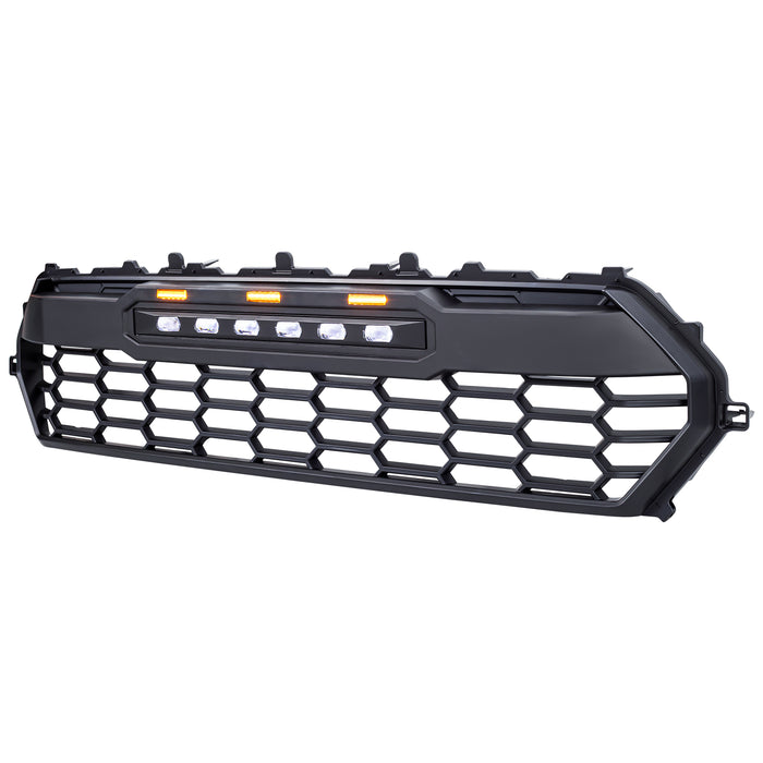 Front Grille W/ Off-Road Lights - Matte Black For 2024+ Toyota Tacoma