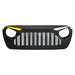 Gladiator Vader Grille W/ LED Eyebrow DRL and Turn Signals - Matte Black For 18+ Jeep Wrangler JL & Gladiator JT W/O Trailcam | American Modified