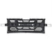Armor Front Grille W/ Off-Road Lights No Amber Lights - Chrome Glossy Black For 2019-2021 Chevy Silverado 1500 | American Modified
