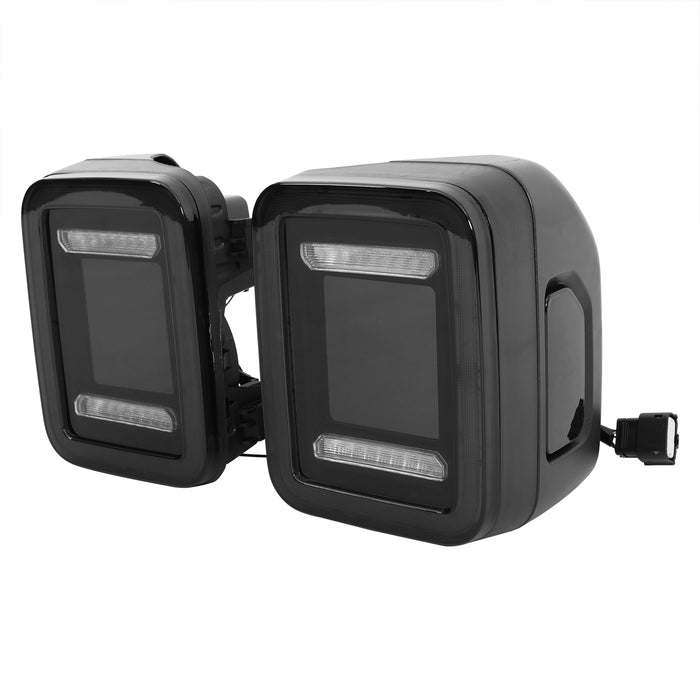 Smoked Cover Tunnel Tail Lights For 2020+ Jeep Gladiator JT | AMERICAN MODIFIED