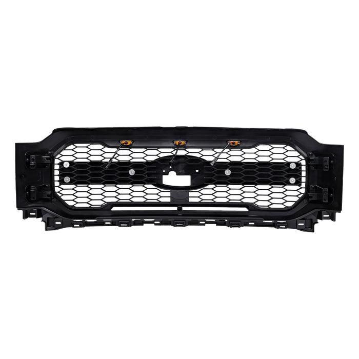Raptor Style Mesh Grille W/ Amber Lights For 2021-2023 Ford F150(Excluding Raptor)｜American Modified