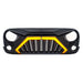 Goliath Grille w/ LED DRL and Turn Signals - Matte Black For 07-18 Jeep Wrangler JK | AMERICAN MODIFIED