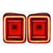 Red Lens Tunnel Tail Lights For 2020+ Jeep Gladiator JT | AMERICAN MODIFIED
