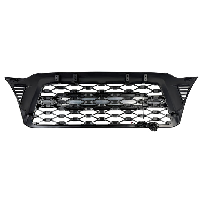 TRD PRO Style Grille W/ LED Off-Road Lights - Matte Black For 2005-2011 Toyota Tacoma | American Modified